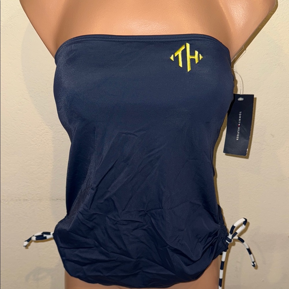 NWT Tommy Hilfiger bandeau Tankini top size XS